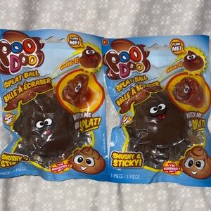 Trendy Brand New Poo Doo Splat Ball Squishy Toys - Pack of 2🔥